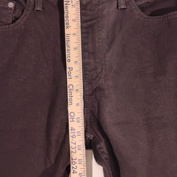 Levi's 514 jeans mens 36x32 black denim straight leg stretch Strauss NWOT - Picture 6 of 12